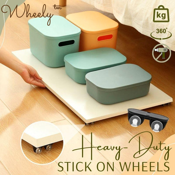 Wheely™ - Hochbelastbarer Stock auf Rädern (8+8 GRATIS)