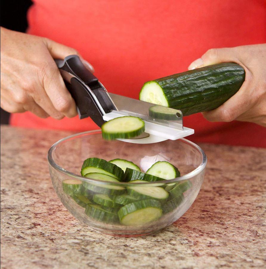 Cleverer Cutter™ Küchenschere mit Schneidebrett