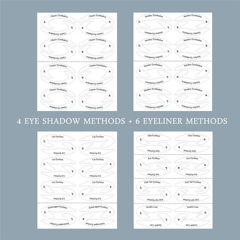 EyeDraw™️ I Quick Eyeliner Lidschattenschablonen (2+2 GRATIS)