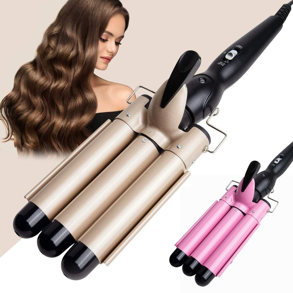 Sirena Curl™️ I Professioneller dreifacher Lockenstab