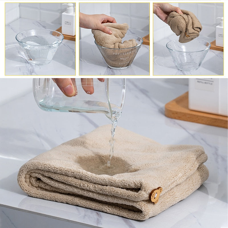 BathWrap™ - Schnelltrocknendes Haarhandtuch (1+1 GRATIS)