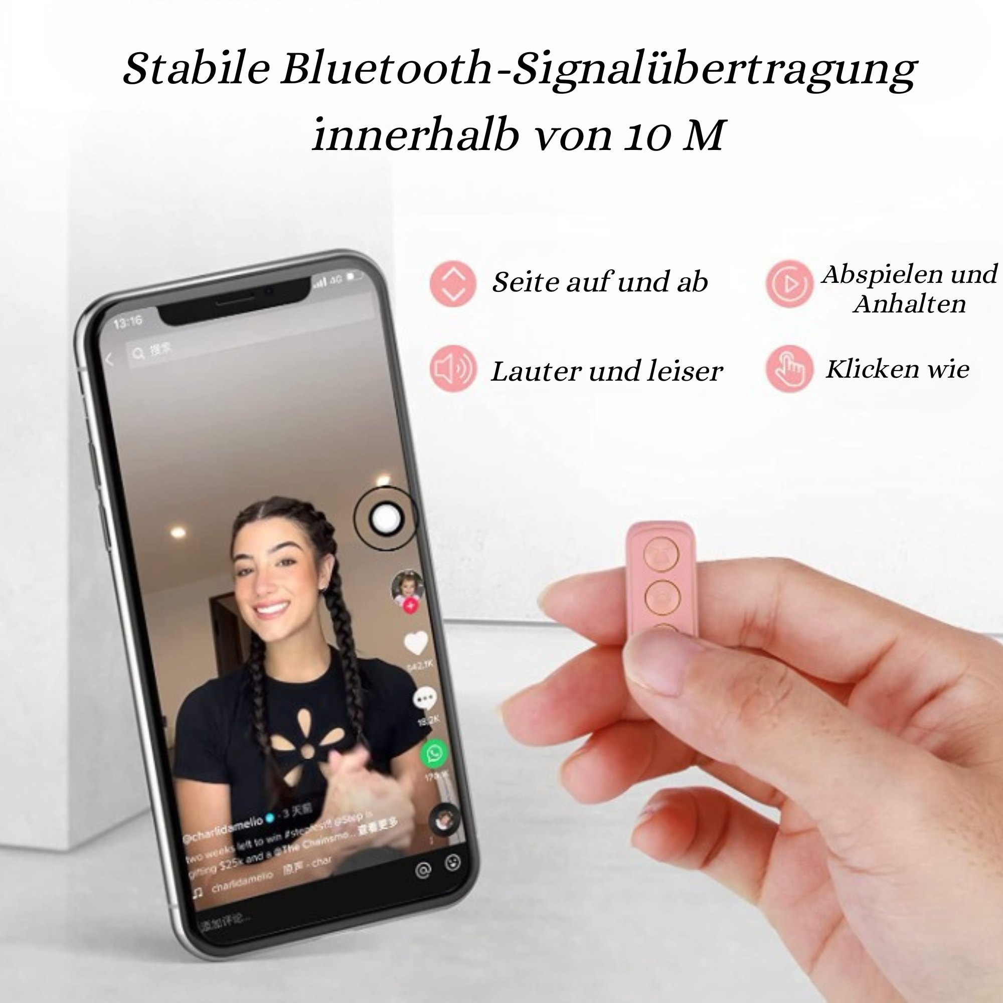 TokRing™️ I Fingerring Bluetooth-Fernbedienung