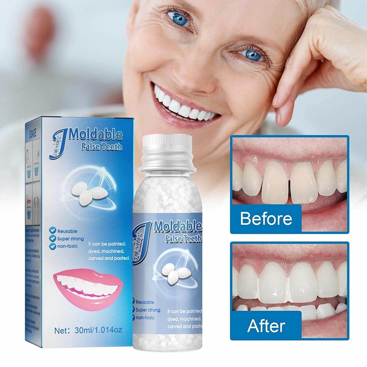 Dentcure™️ I Zahnreparatur-Granulat (1+1 GRATIS)